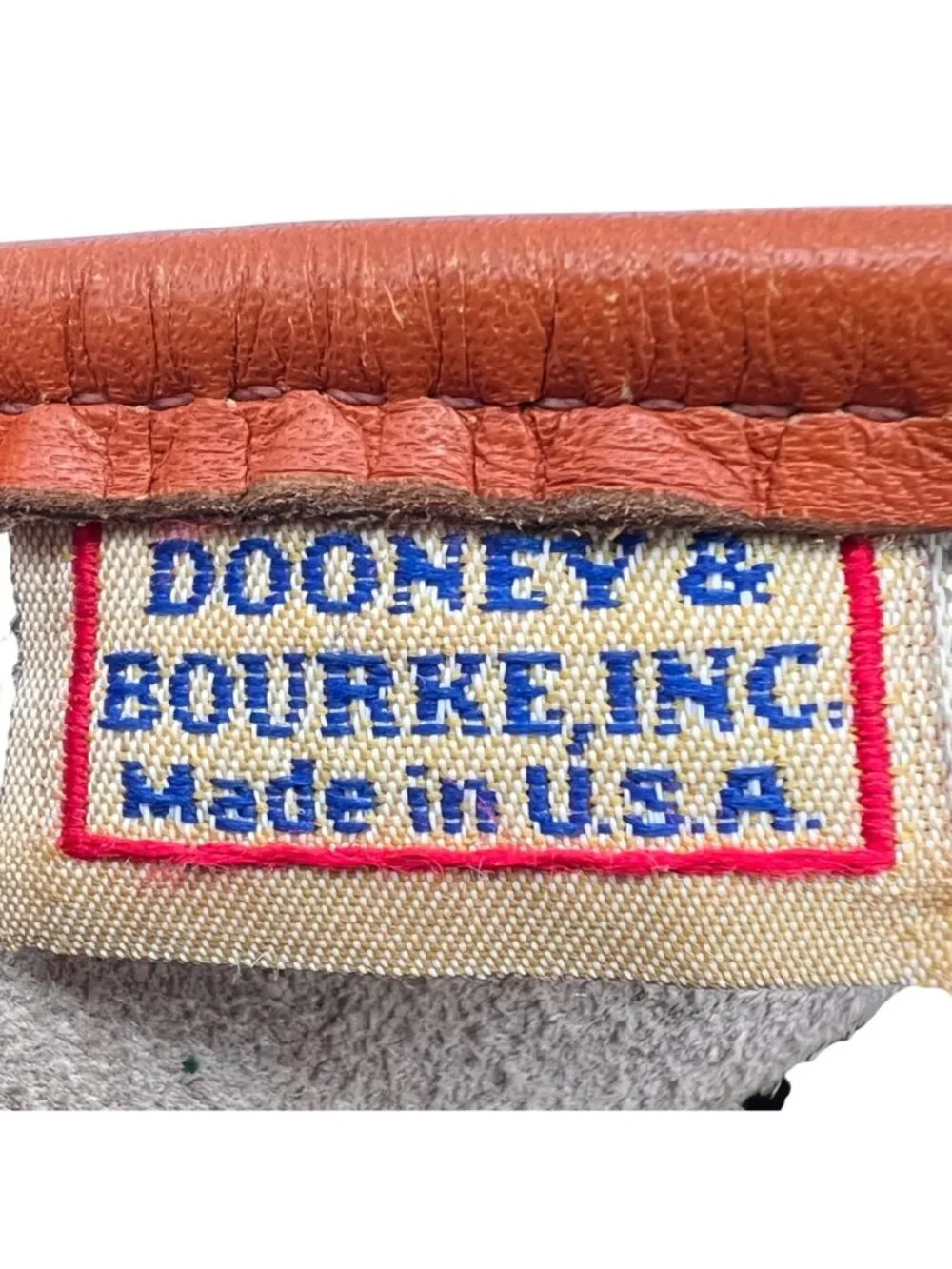 Dooney & Bourke Vintage All-Weather Leather Purse Shoulder Bag Tan Made in USA - Picture 4 of 16